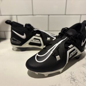 Nike Alpha Black and White Cleats